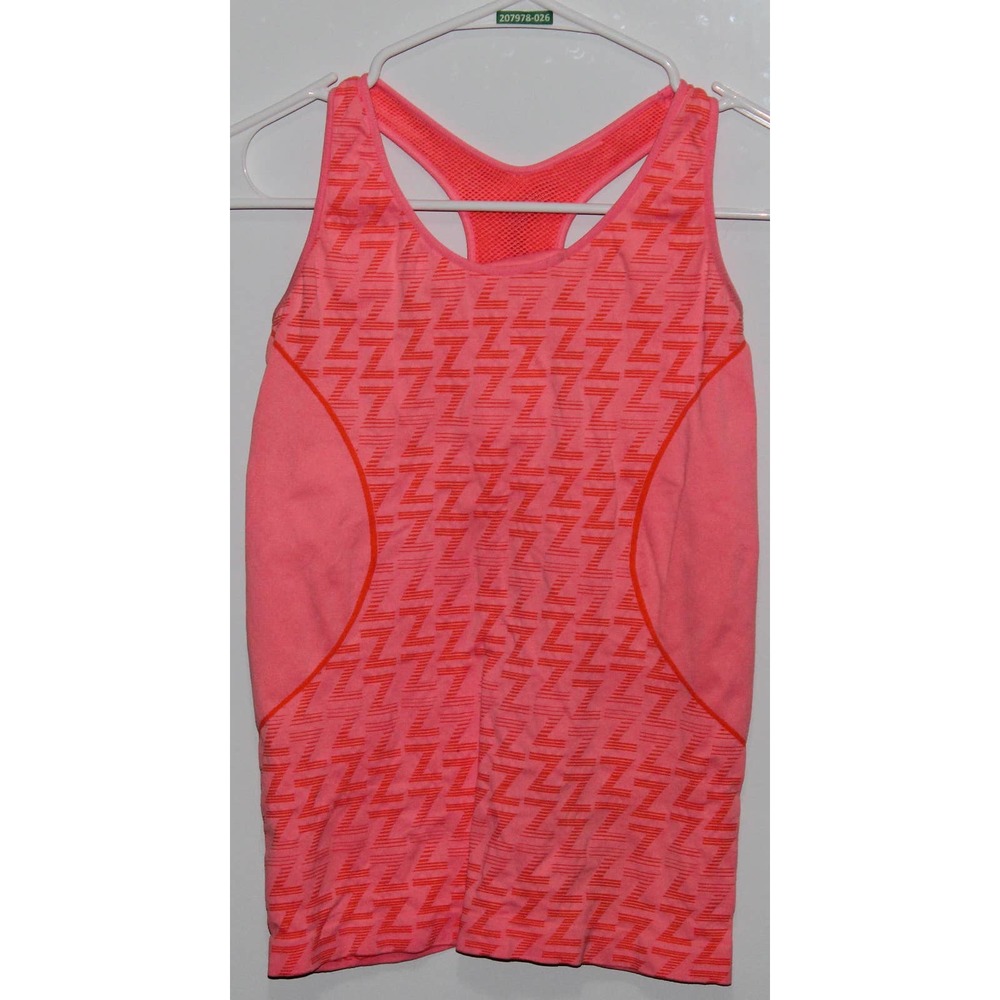 Women's Zella Pink Casual Athletic Sleeveless Racerback Tank Top T-Shirt Size S